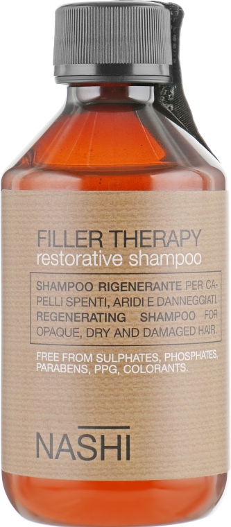 Тонізувальний шампунь - Nashi Argan Filler Therapy Restorative Shampoo — фото N1