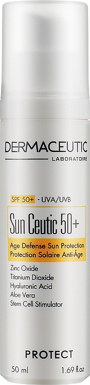 Солнцезащитный крем SPF50 - Dermaceutic Laboratoire Sun Ceutic 50 Anti-Aging Sun Protection