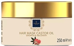 Парфумерія, косметика Маска для волосся з касторовою олією - Famirel Hair Mask Castor Oil