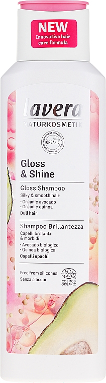 Шампунь для волосся "Блиск і сяйво" - Lavera Gloss & Shine Gloss Shampoo — фото N1
