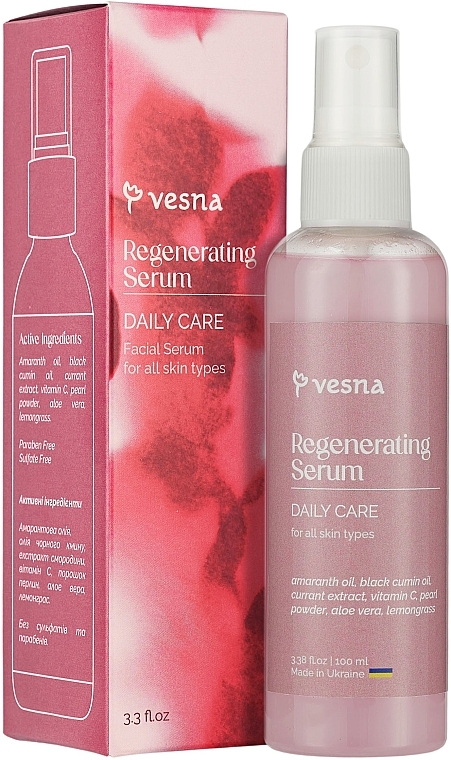 Регенерувальна сироватка для обличчя - Vesna Basic Care — фото N5