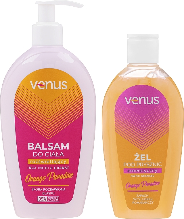 Набор - Venus Xmas in Paradise (b/balm/300ml + sh gel/200ml) — фото N2