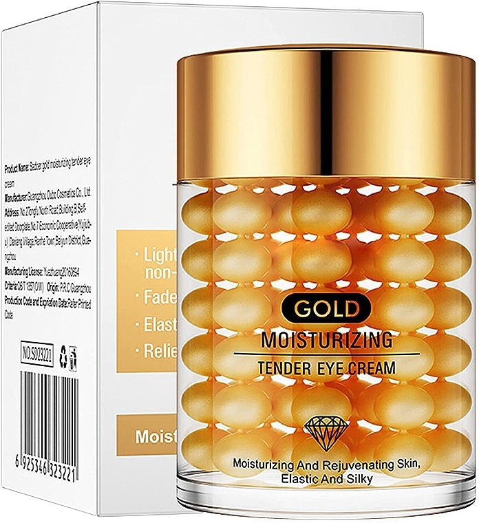 Крем вокруг глаз с частицами золота - Sadoer Gold Moisturizing Tender Eye Cream — фото N1