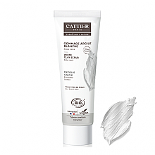 Парфумерія, косметика Скраб для обличчя з білою глиною - Cattier White Clay Scrub