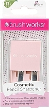 Стругачка для косметичних олівців, рожева - Brushworks Cosmetic Pencil Sharpener — фото N1