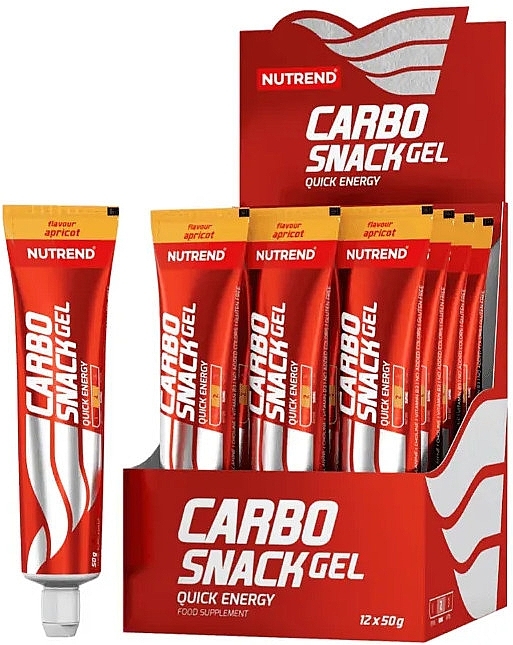 Энергетический гель "Carbosnack" - Nutrend Quick Energy Apricot — фото N1