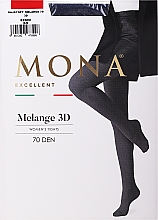 Духи, Парфюмерия, косметика Колготки для женщин "Melange 3D" 70 Den, denim - Mona