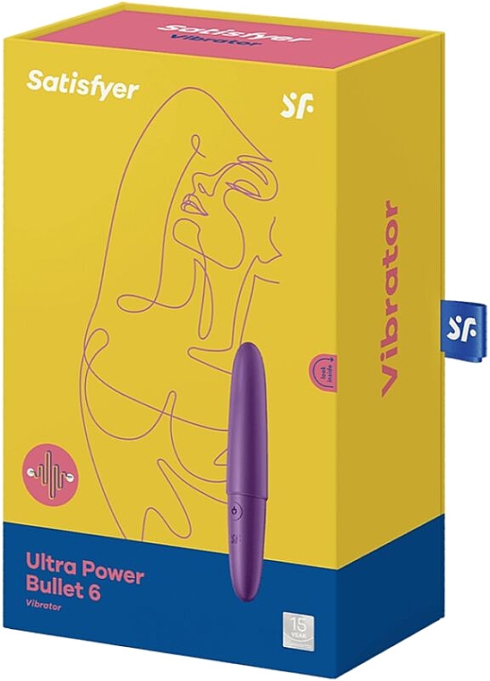 Мини-вибратор, фиолетовый - Satisfyer Ultra Power Bullet 6 Violet Vibrator — фото N2