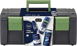 Парфумерія, косметика Набір, 5 продуктів - NIVEA MEN Tech Master