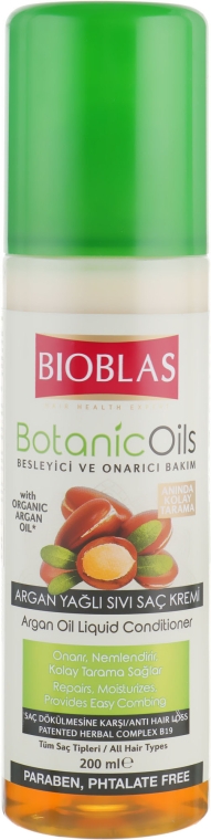 Кондиціонер-спрей для волосся з аргановою олією - Bioblas Botanic Oils — фото N3
