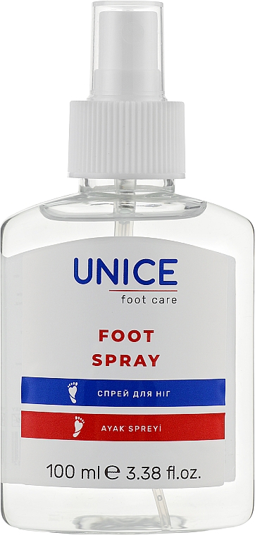 Спрей для ніг - Unice Foot Spray — фото N1