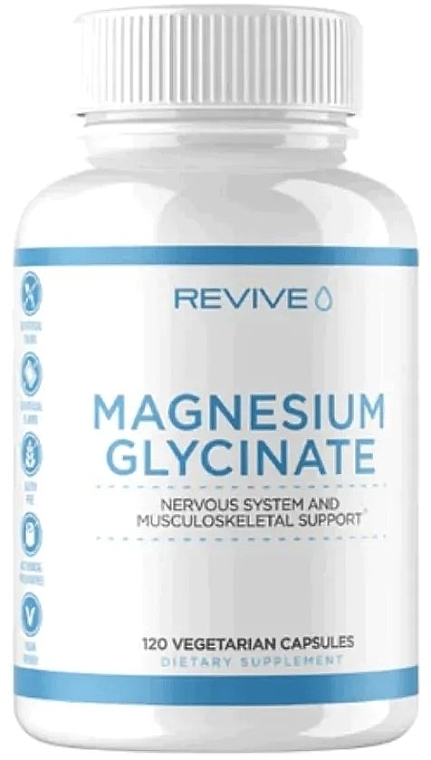Капсули "Гліцинат магнію" - Revive Magnesium Glycinate 200Mg — фото N1