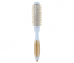 Круглая щетка для волос - Ilu Hair Brush BambooM Round 25 mm — фото N1