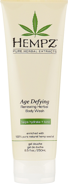 Антивіковий зволожуючий гель для душа - Hempz Age Defying Renewing Herbal Body Wash helps hudrate + tone — фото N1