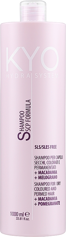 Шампунь для сухих окрашенных волос - Kyo Hydra System Shampoo For Dry Coloured And Permed Hair — фото N3