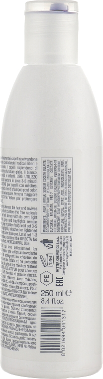 Шампунь проти жовтизни волосся - Oyster Cosmetics Freecolor Anti-yellow Shampoo — фото N3