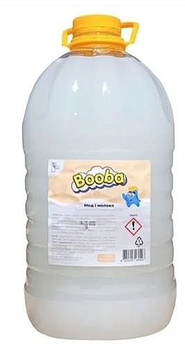 Мыло жидкое с глицерином "Мед и молоко" - Booba — фото N1