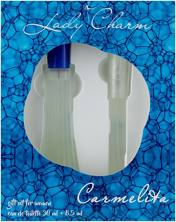 Aroma Parfume Lady Charm Carmelita - Набор (edt/30ml + edt/mini/8,5ml) — фото N1