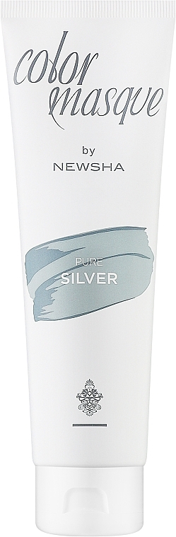 Кольорова маска для волосся - Newsha Color Masque Pure Silver — фото N1