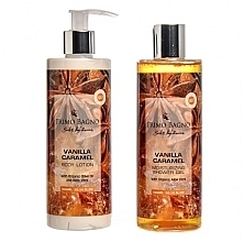 Набір - Primo Bagno Vanilla & Caramel Duo Gift Set (b/lot/300 ml + sh/gel/300 ml) — фото N2