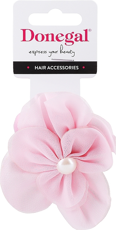 Резинка для волос, FA-5707, розовая - Donegal — фото N1
