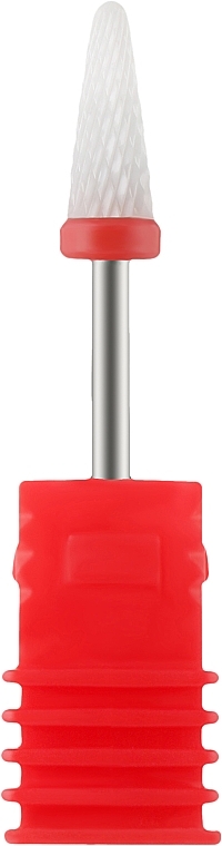 Насадка для фрезера керамическая (F) красная, Small Cone 3/32 - Vizavi Professional — фото N1