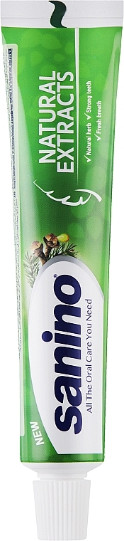 Зубна паста з натуральними екстрактами - Sanino Natural Extracts — фото N1