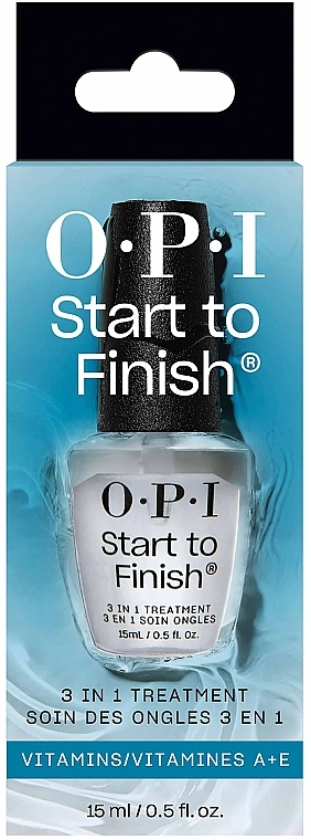Средство для укрепления ногтей с многофункциональной формулой - OPI Start To Finish 3-In-1 Treatment — фото N2