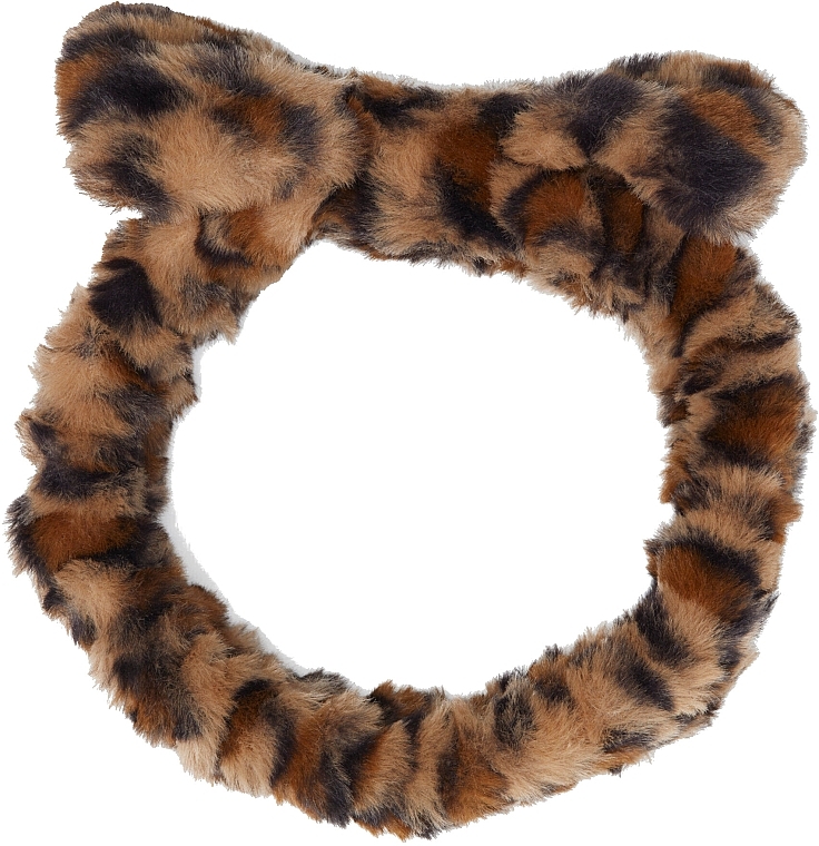 Косметична пов'язка на голову, леопардова - Revolution Skincare Leopard Print Headband — фото N2