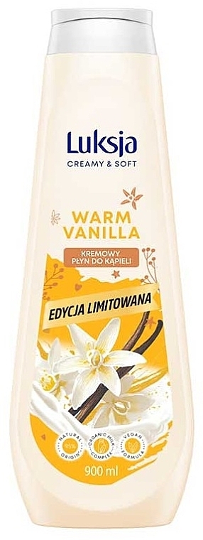 Гель для душу - Luksja Creamy Bath Foam Warm Vanilla — фото N1