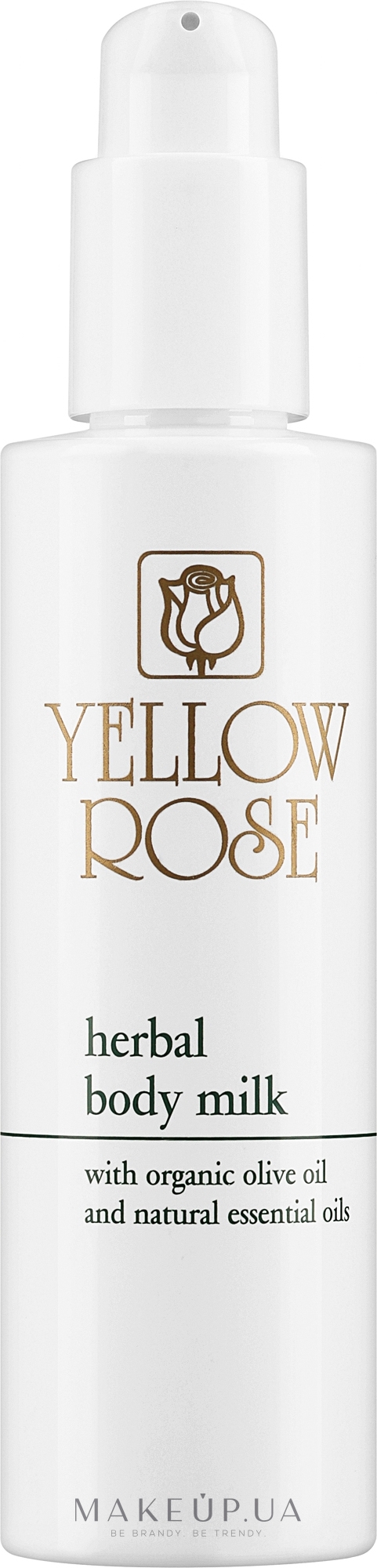 Молочко для тіла - Yellow Rose Herbal Body Milk — фото 200ml