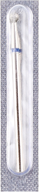 Фреза алмазная "Шар", 801/001 030B, синяя - Nails Molekula — фото N1