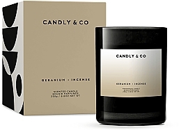 Духи, Парфюмерия, косметика Ароматическая свеча - Candly & Co No.1 Geranium Incense