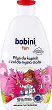 Гель-пена для ванны с ароматом яблок - Bobini Fun Bubble Bath & Body High Foam Apple — фото N1