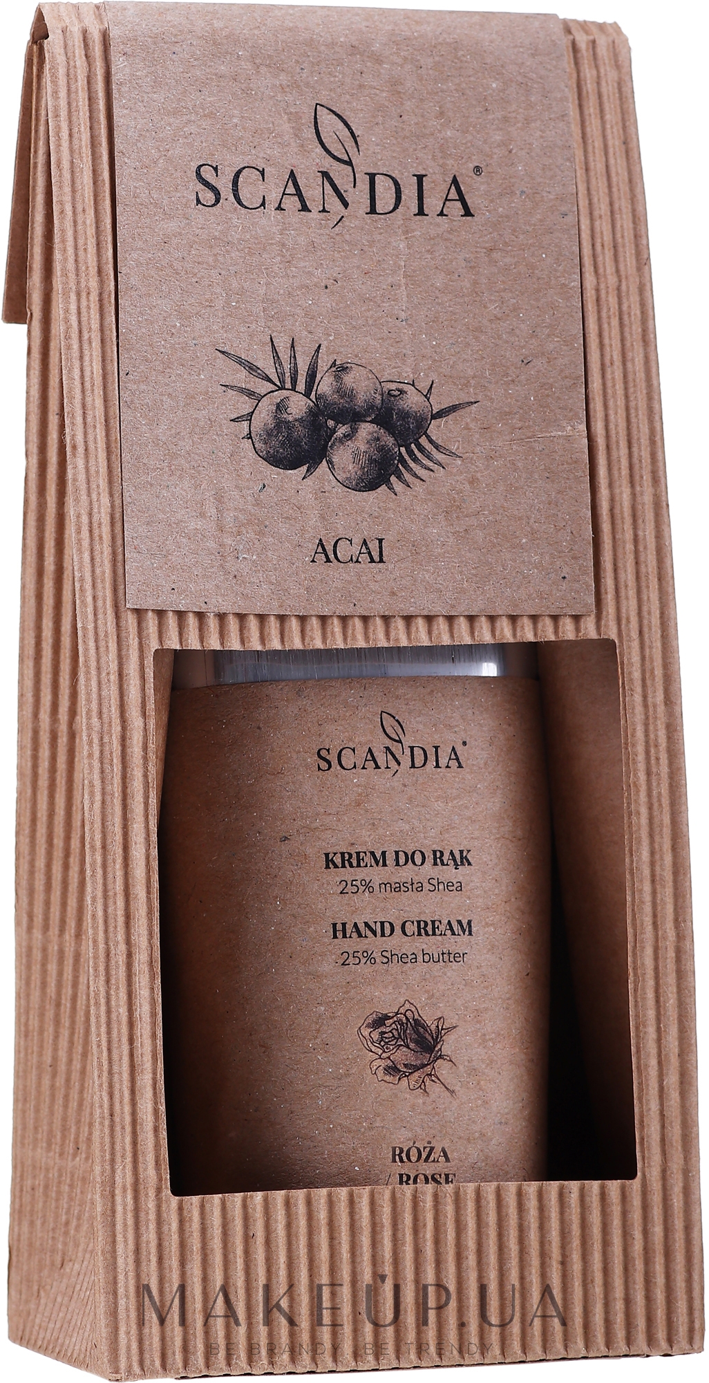 Крем для рук "Роза" - Scandia Cosmetics Hand Cream 25% Shea Rose — фото 70ml