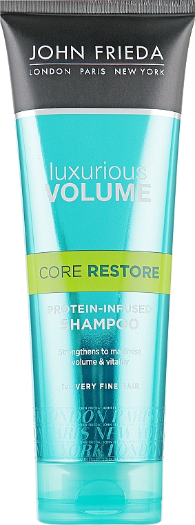 Шампунь для волос - John Frieda Luxurious Volume Core Restore Protein-Infused Shampoo — фото N1