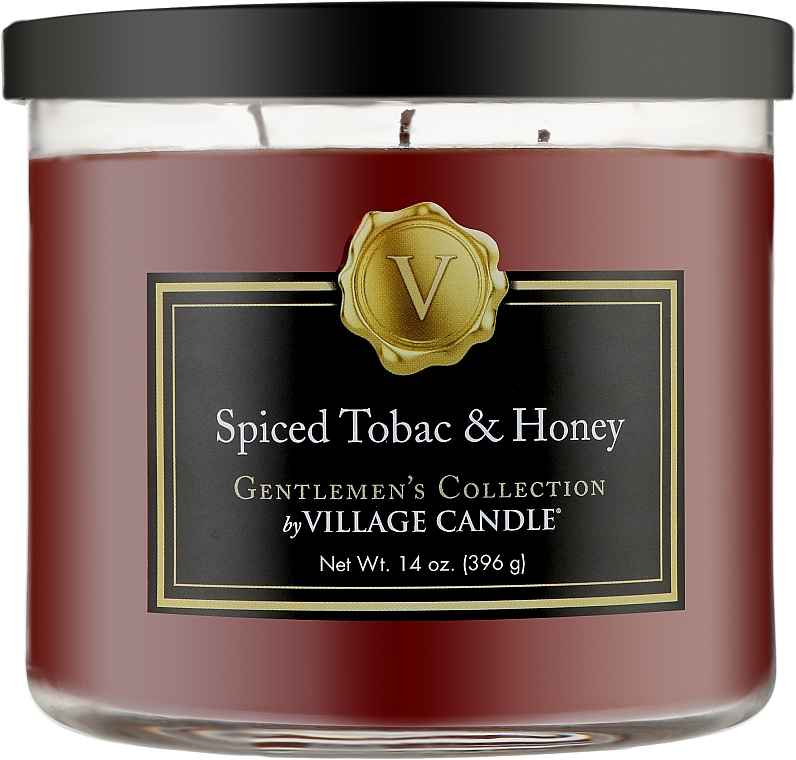 Ароматична свічка "Пряний тютюн і мед" - Village Candle Gentlemens Spiced Tobac & Honey — фото N1