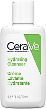 ПОДАРУНОК! Очищувальна зволожувальна емульсія для нормальної та сухої шкіри обличчя та тіла - CeraVe Hydrating Cleanser — фото N1