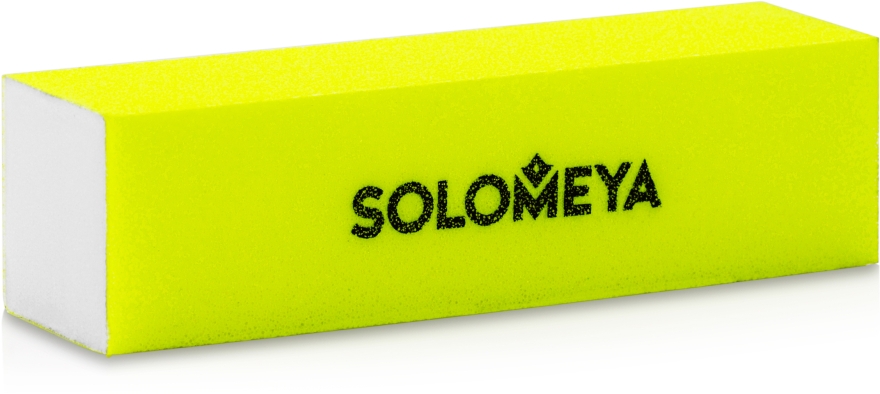 Блок-шліфувальник для нігтів, жовтий - Solomeya Sanding Block