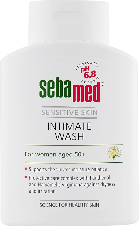 Емульсія для інтимної гігієни в період менопаузи pH6,8 - Sebamed Sensitive Skin Intimate Wash — фото N2