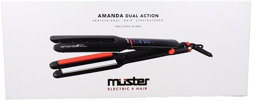 Выпрямитель для волос - Muster Amanda Dual Action Professional Straightener — фото N1