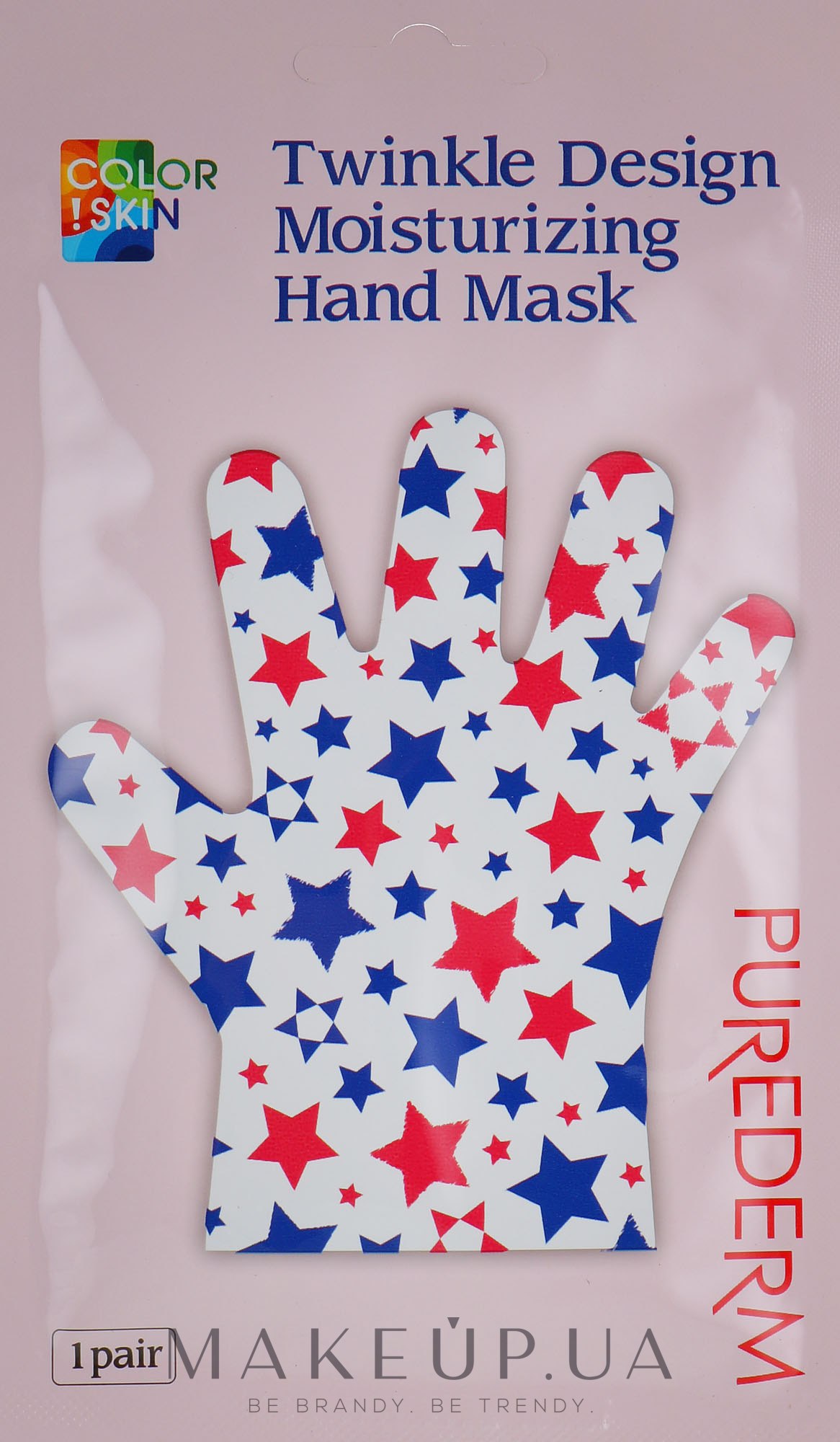Маска-перчатки для рук с прополисом - Purederm Twinkle Design Moisturizing Hand Mask — фото 26g