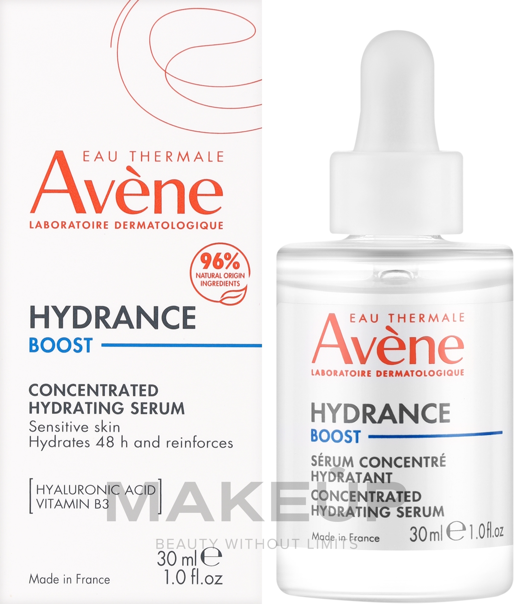 Сыворотка-концентрат для лица - Avene Hydrance Boost — фото 30ml