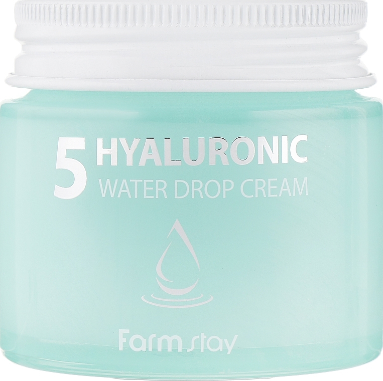 УЦЕНКА Увлажняющий крем С 5 видами гиалуроновой кислоты - FarmStay Hyaluronic 5 Water Drop Cream * — фото N2