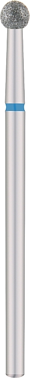 Фреза алмазная шар 001, d=3,5 мм, средний абразив, карбоновое напыление №38 - Kodi Professional — фото N1