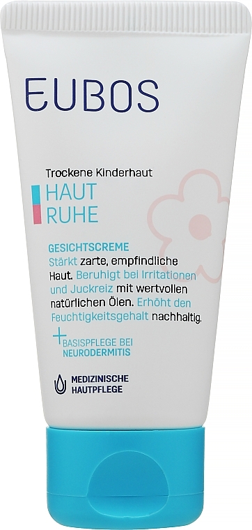 Дитячий крем для обличчя - Eubos Med Haut Ruhe Baby Face Cream — фото N1