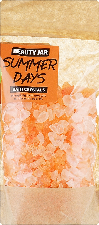 Тонізувальні кристали для ванни з олією апельсинової шкірки - Beauty Jar Summer Days Energizing Bath Crystals with Orange Peel Oil