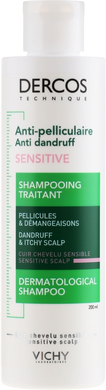 Шампунь против перхоти - Vichy Dercos Anti-Dandruff Sensitive Shampoo — фото N6