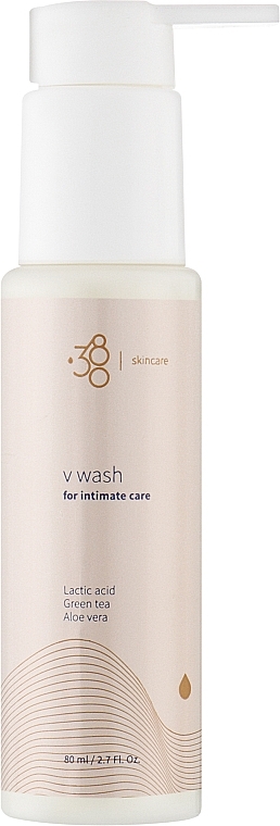 Гель для інтимної гігієни з молочною кислотою - 380 Skincare V Wash — фото N1