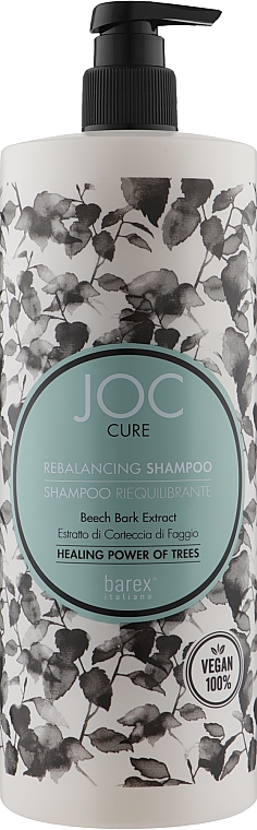 Шампунь для жирной кожи головы с экстрактом коры бука - Barex Italiana Joc Cure Balansing Shampoo